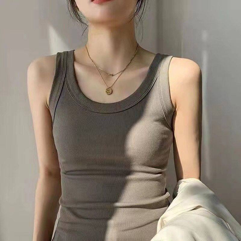 女打底吊带背心修身常规内螺纹