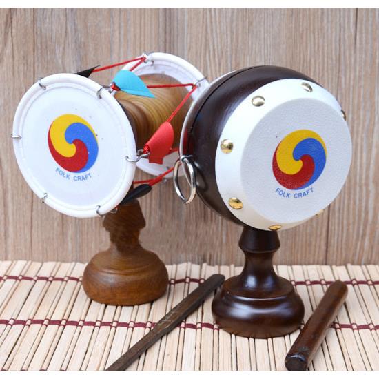 韩国民俗工艺品韩国圆鼓腰鼓摆件挂鼓朝鲜族工艺品摆件吉祥平安鼓