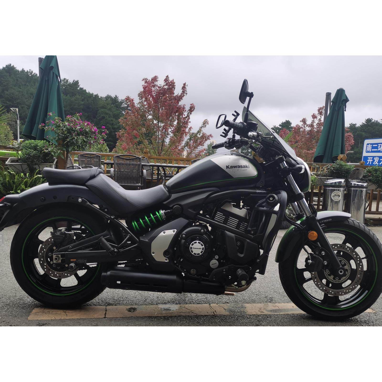 适用小火神650摩枭500雷神摩托车改装配件挡风玻璃前风挡加高风镜