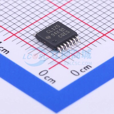 模拟开关/多路复用器 SN74CBTLV3125PWR TSSOP-14 原装正品