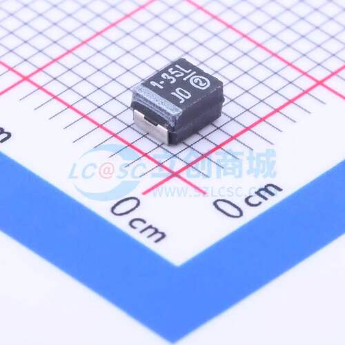 钽电容TR3B105K035C2000 CASE-B-3528-21(mm) 1uF 35V ±10%