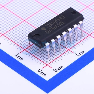 逻辑门 CD74HC30E DIP-14 原装正品 电子元器件配单