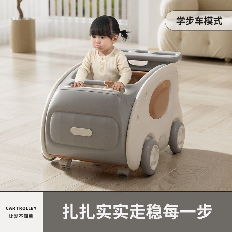 宝宝手推学步车玩具婴幼儿走路手推车1岁K儿童多功能防o型腿助步