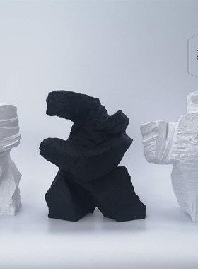 太极雕塑新中式艺术品玄关摆件太极人物客厅抽象摆设酒店装饰新品