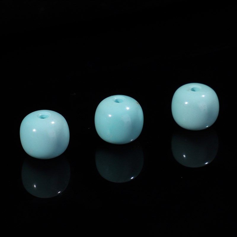 原矿天然绿松石老型珠?湖北十堰 高瓷蓝8mm珠子 松石小配件,饰品/流行首饰/时尚饰品新,DIY配件,淘宝优惠券,粉丝福利购,淘宝优惠卷