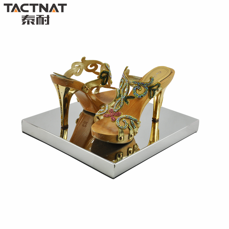 泰耐简约不锈钢鞋子展示架鞋店展架陈列道具货架展台鞋托卖鞋架子