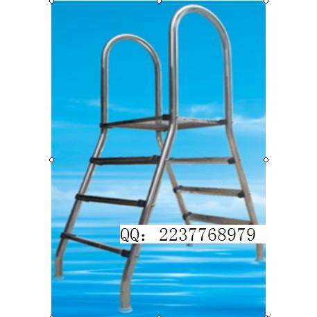 304扶梯双面不锈钢扶手泳池配件游泳池设备阶梯踏板胶膜池扶手