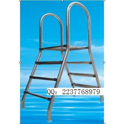304扶梯双面不锈钢扶手泳池配件游泳池设备阶梯踏板胶膜池扶手
