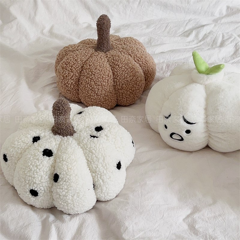 抱枕女生睡觉专用网红南瓜公仔毛绒玩具沙发客厅装饰靠枕办公室垫