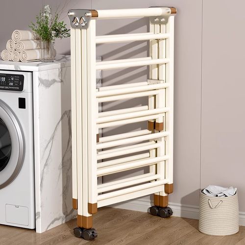 日本落地晾衣架阳台折叠晒被神器