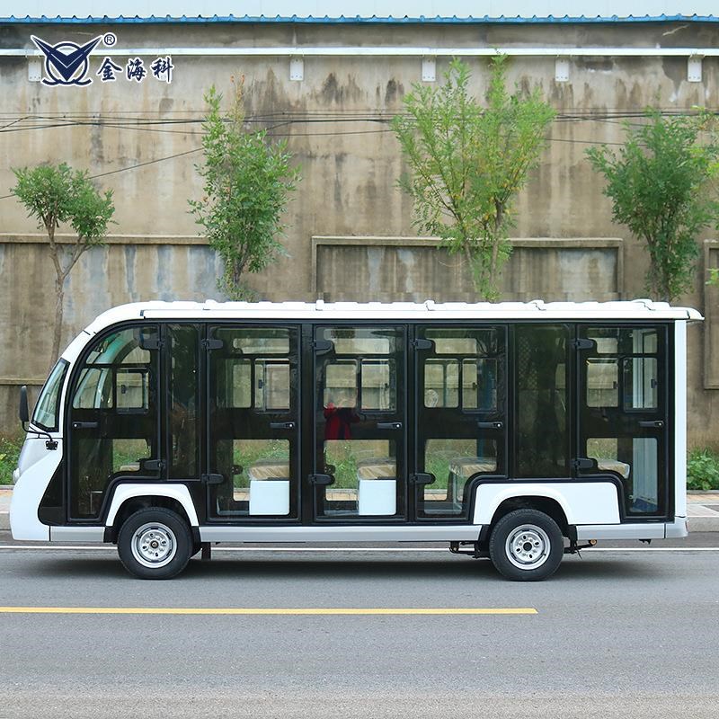 电动四轮景区观光车酒店接待售楼看房车园区摆渡车厂区观光游览车