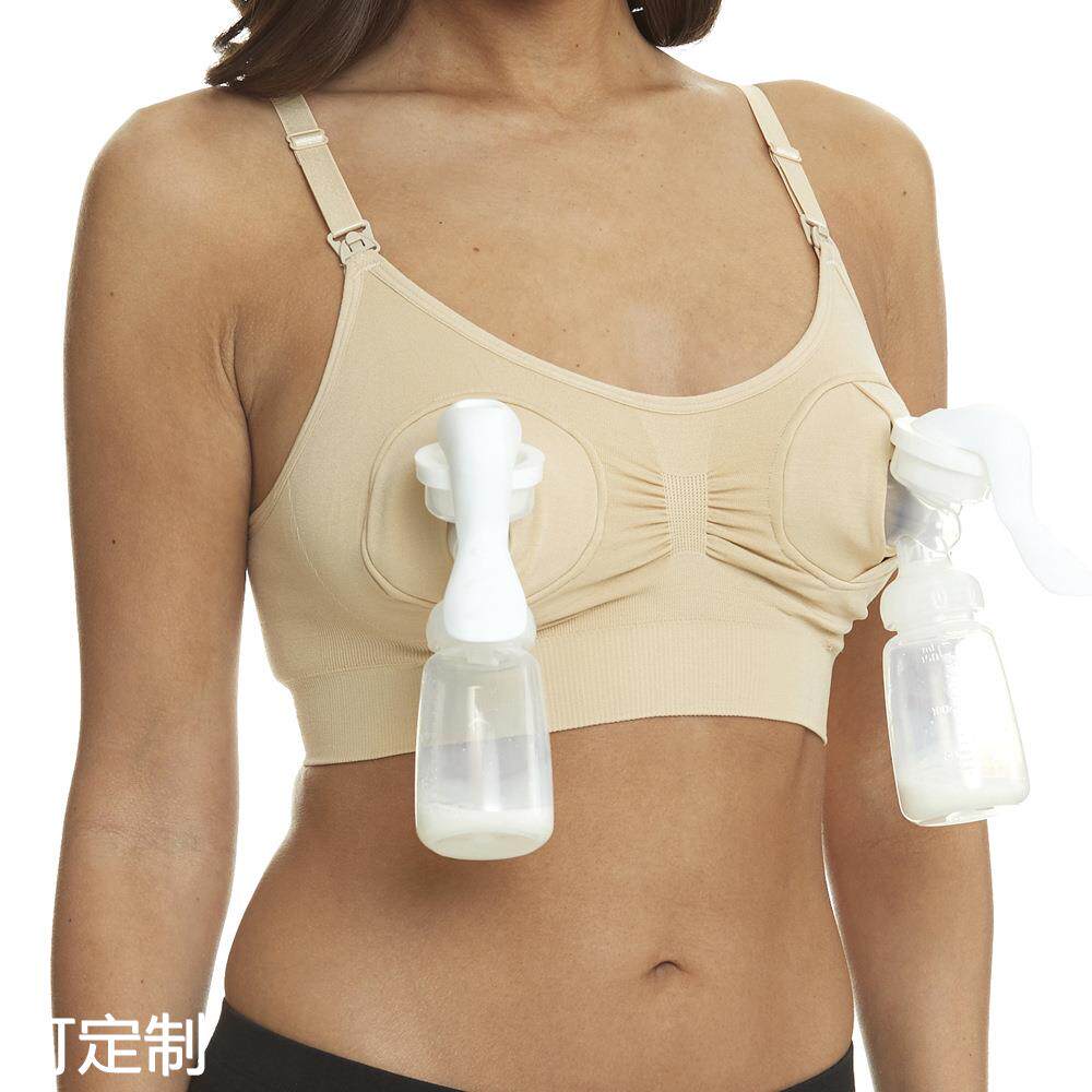 免手扶文胸吸奶器内衣孕妇薄P款胸罩哺乳文胸