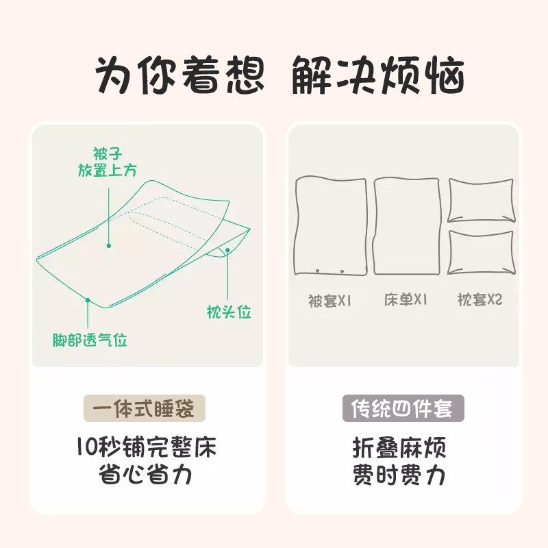 酒店隔脏睡袋旅行出差床单被套便携式双人隔脏被罩旅睡宝