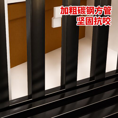狗笼子中型犬狗笼小型犬带厕所分离大型宠物笼室内家用加粗全方管