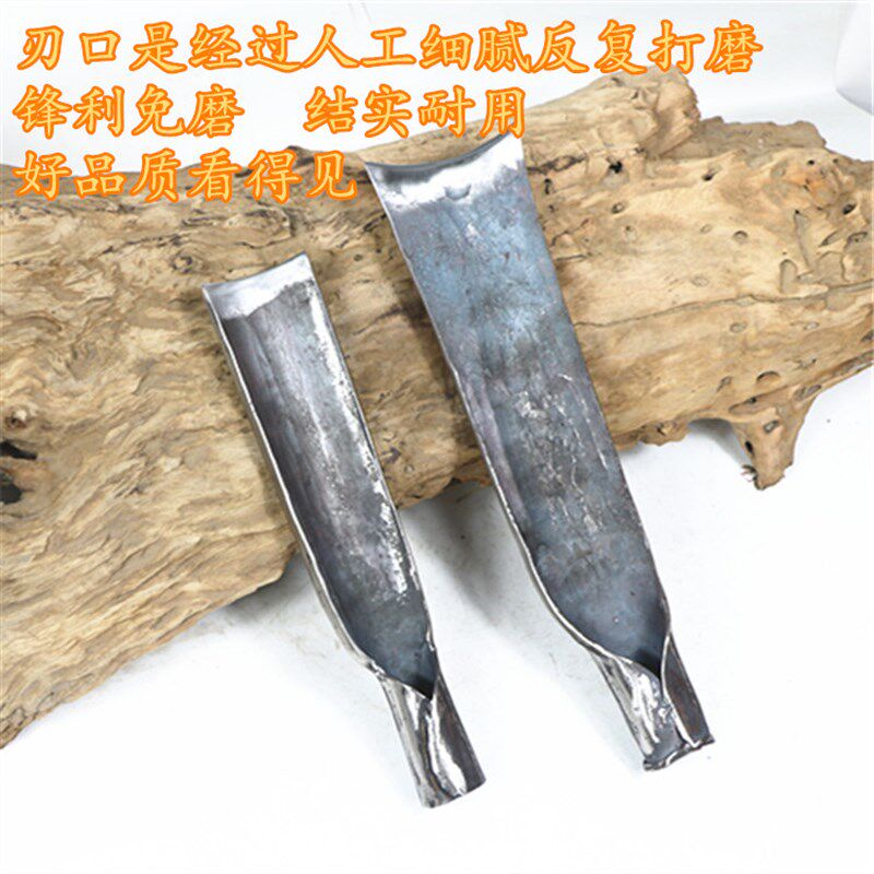 阳江手工锻打弹簧钢铁锹t铁铲配柄移苗嚣挖土挖大树工具可带柄洋
