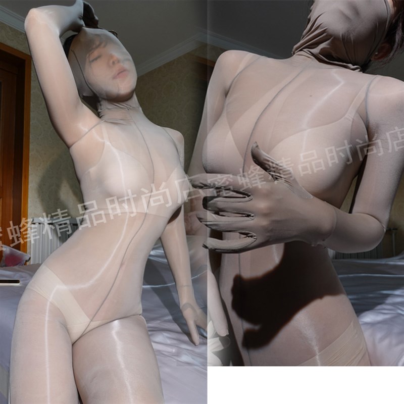 半包头高领包头分手指分脚趾全包丝袜全身丝连体衣912针马油男女