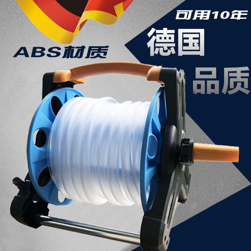 鱼缸换水管神器电动抽水大功率收纳架车卷管器家用大号底吸粪污泵