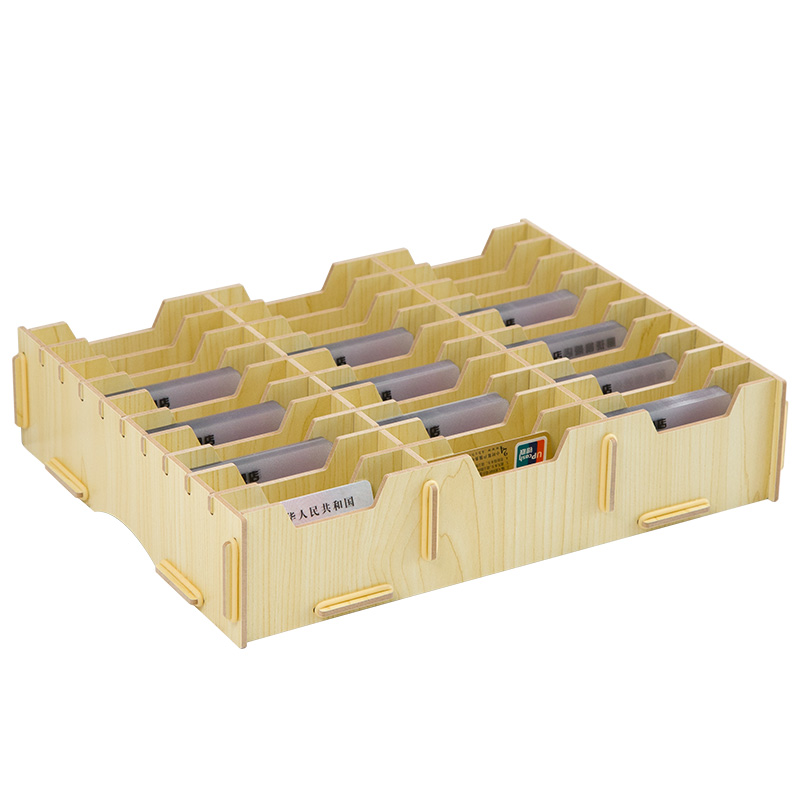 卡片盒子收纳盒放卡的架子酒店房卡整理盒名片分类整理桌面收纳架