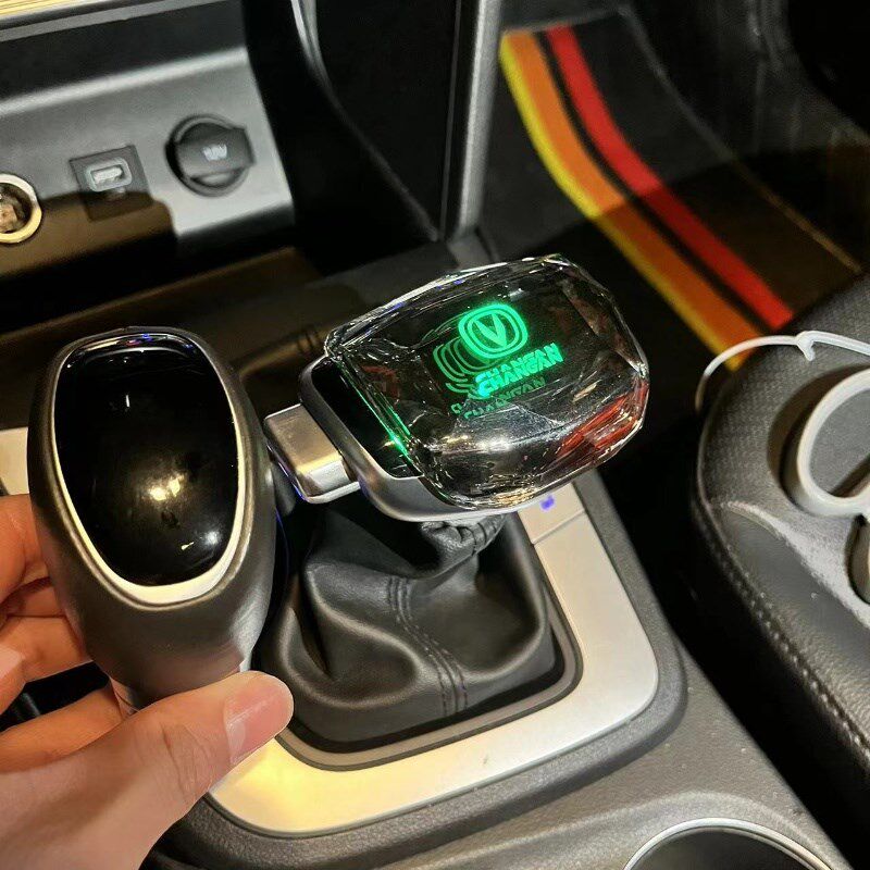 适用长安逸动CS75水晶发光改装游艇档把CS55锐程CC排挡杆CS95睿骋