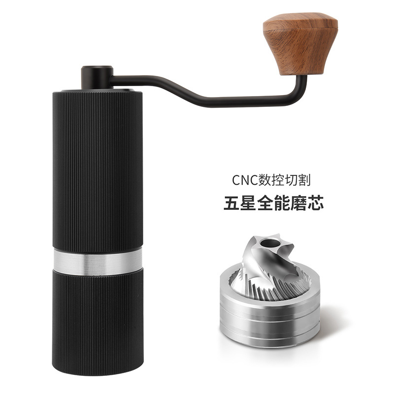 科力通磨豆机手摇手动手磨咖啡研磨器402不锈钢金属意式小型便携