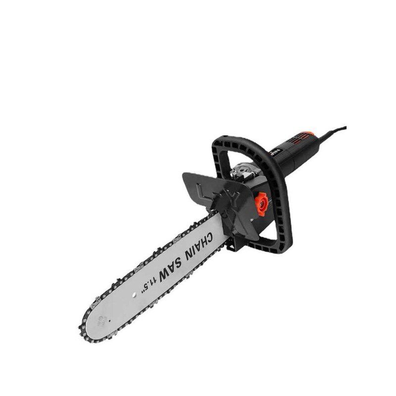 角磨机改装电链锯电锯伐木家用锯柴小型多功能手持切割木工伐木锯