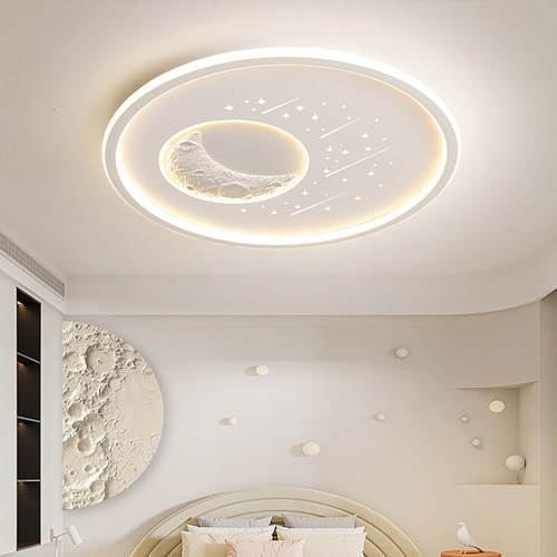 卧室灯LED吸顶灯简约现代客厅主卧餐厅房间2024新款遥控大气灯具