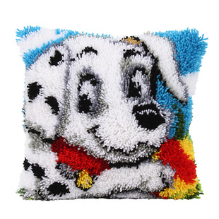 段段绣抱枕地毯毛线十字绣DIY材料包套件latch hook Pillow kits