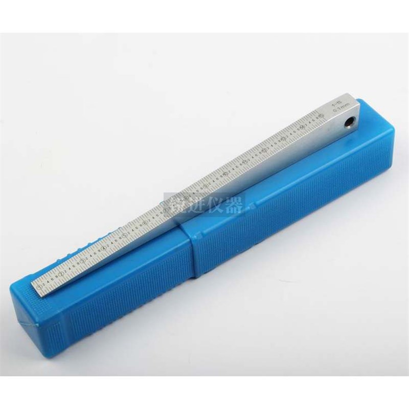 楔形塞尺 平整度检测缝隙检测尺x 斜面尺 斜度尺间隙尺1-15mm