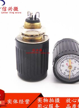 精密多圈绕线电位器WXD2-53 5K1 指针式带表刻度 旋转电位器