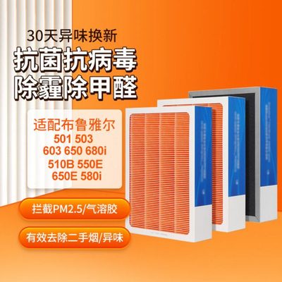 钉子空气适配blueair布鲁雅尔空气净化器503/550e/203/403过滤芯