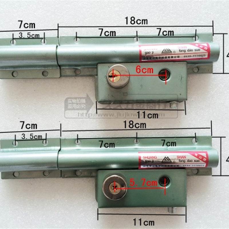 农村大铁门锁齿条双开门大门锁木门街扇防盗锁庭院Y老式通用型