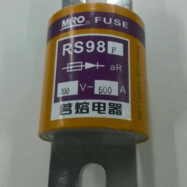圆管螺栓熔断器 RS98F 700V 500A