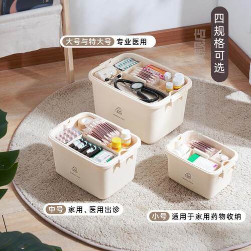 医药箱幼儿园轻便分层逃生包药箱家用药箱儿童药箱手提杂物