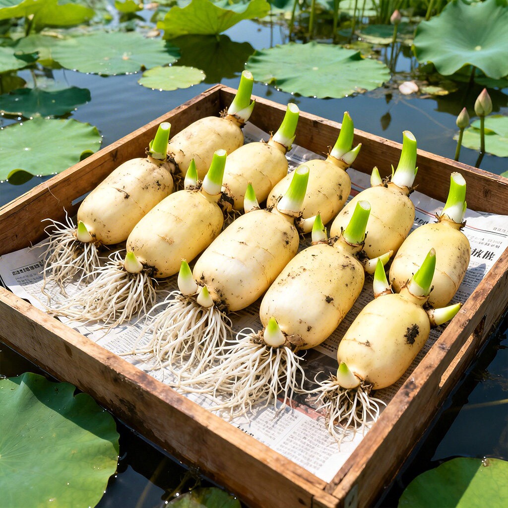 莲藕苗种食用种根粉莲藕种根苗高产荷花池塘粉藕脆藕种藕苗荷花苗