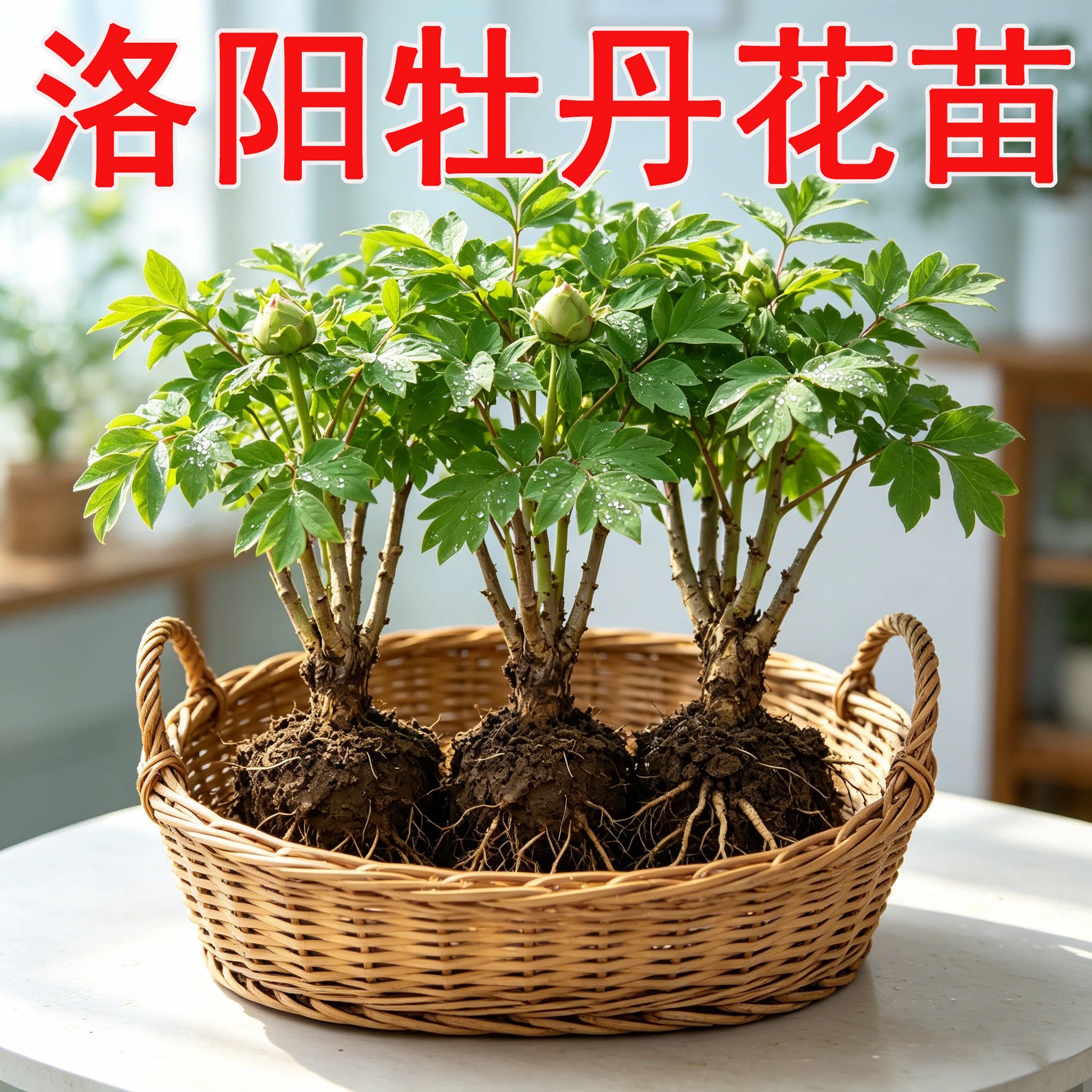 正宗洛阳牡丹花苗大苗花卉植物缠枝牡丹客厅易活好养盆栽庭院树苗