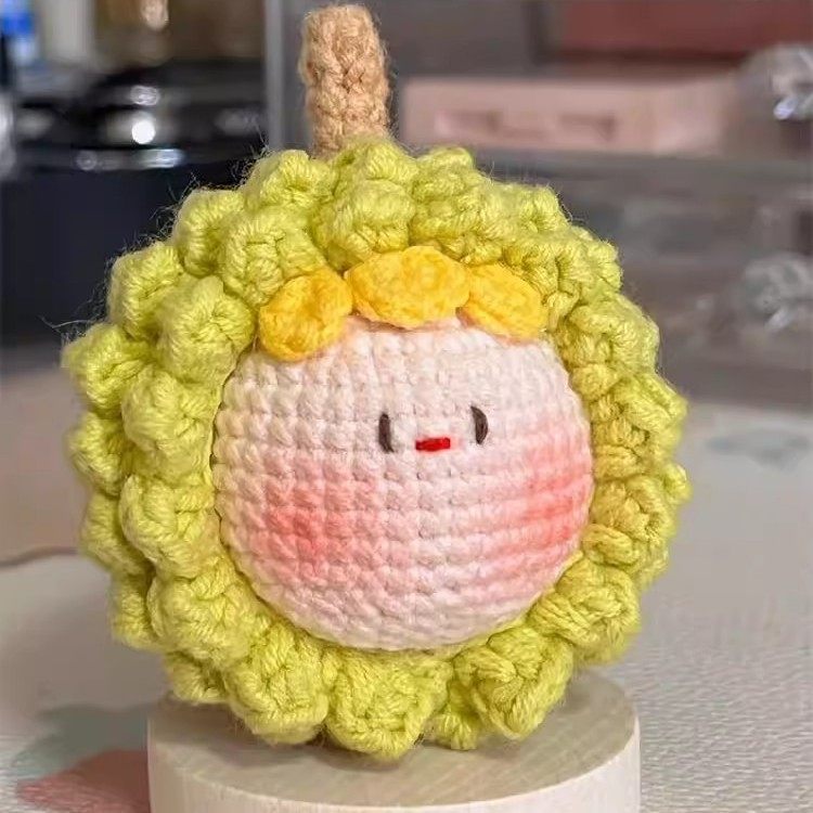 榴莲忘返毛线团子DIY材料包手工编织丑萌榴莲球手工制作创意装饰,节庆用品/礼品,装扮布置套餐,淘宝优惠券,粉丝福利购,淘宝优惠卷
