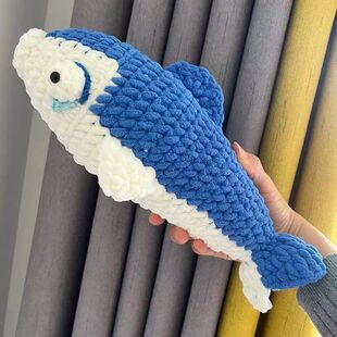 蛋仔派对咸鱼毛线编织DIY材料包手工玩偶挂件治愈可爱蛋仔玩具