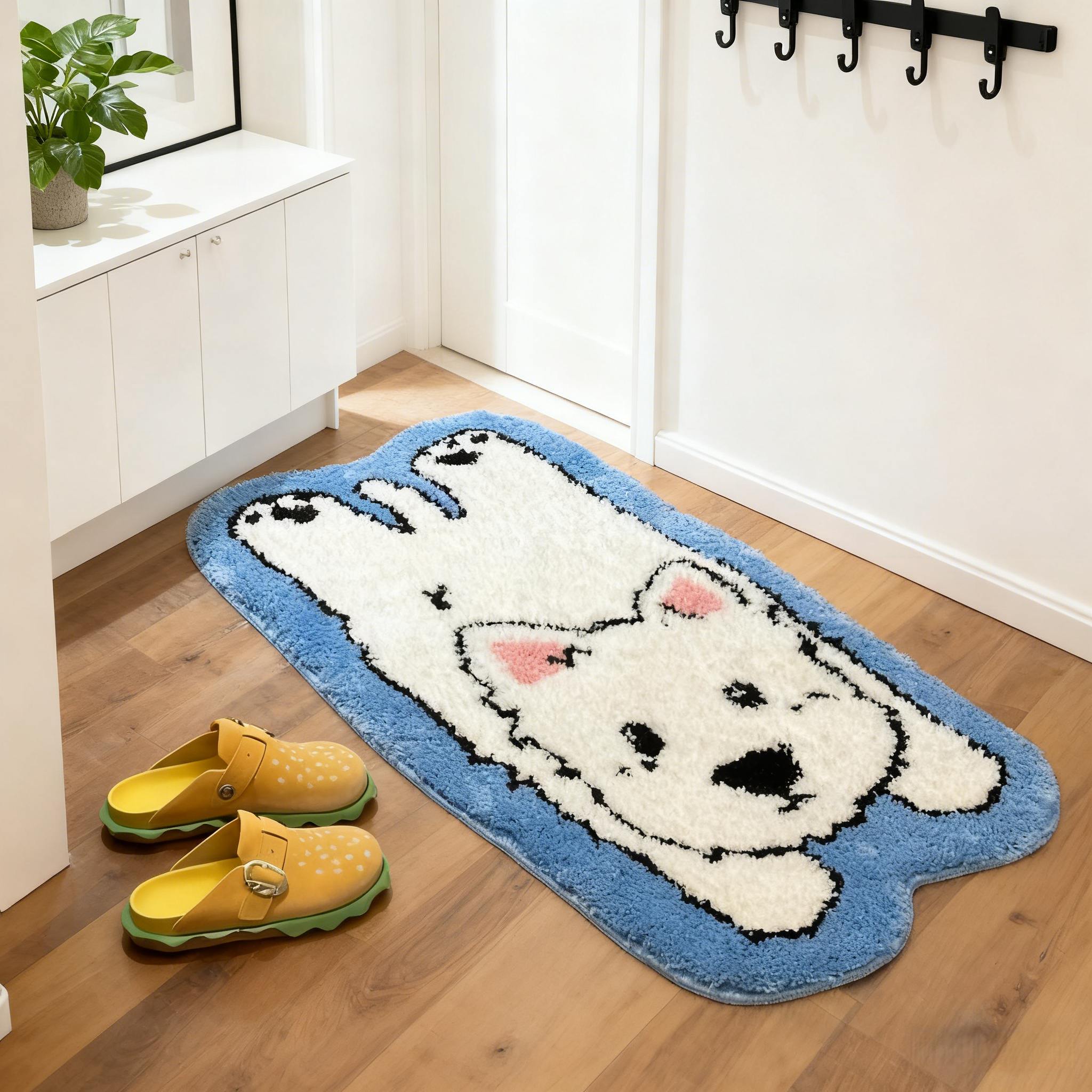 这也太可爱了吧～！卡通地垫