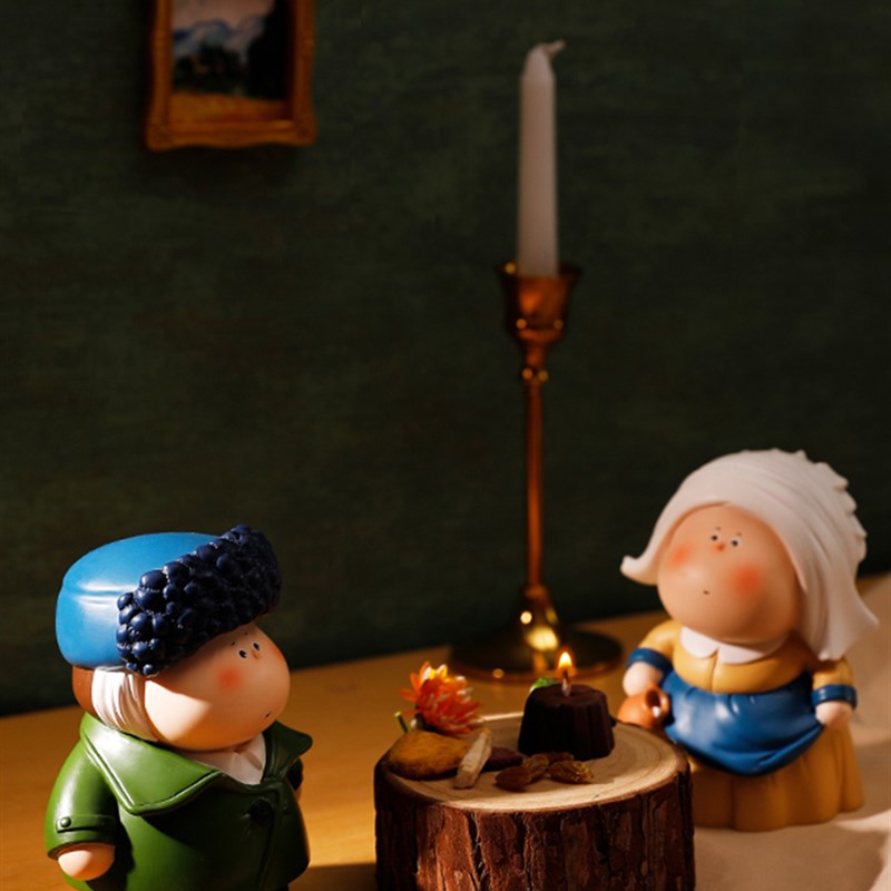 艺术家创意茶几桌面小摆件客厅电视酒柜家居装饰品玄W关餐边柜摆