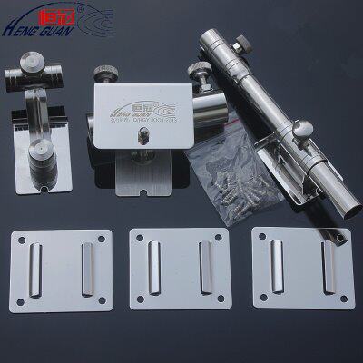 恒冠加厚不锈钢钓箱配件 三件套通用插片配件炮台鱼护架拉饵盘架