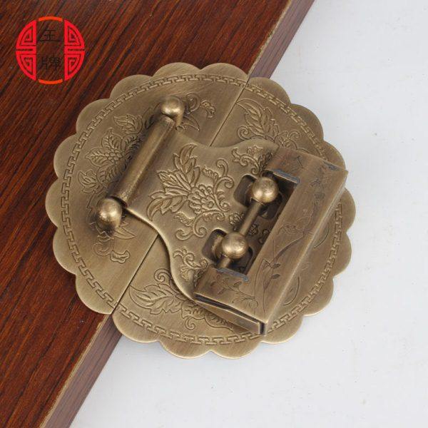 中式仿古樟木箱子纯铜箱扣箱牌免开孔搭扣首饰盒铜配件木盒锁扣,基础建材,锁具配件,淘宝优惠券,粉丝福利购,淘宝优惠卷
