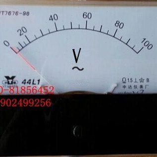 宇泰 交流电压表44L1-100V 150V 200V 250V 300V 450V 500V 600V