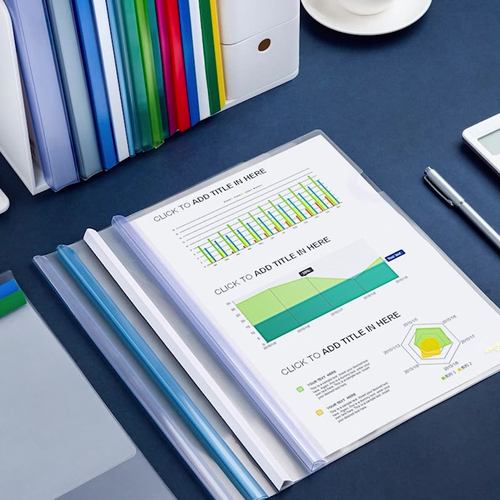 金得利抽杆式报告夹文件夹