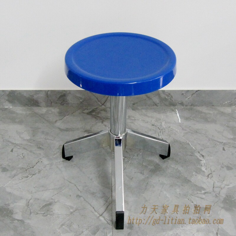 无靠背实验室前台椅电脑椅工作凳会客椅吧椅手动升降罗杆转椅