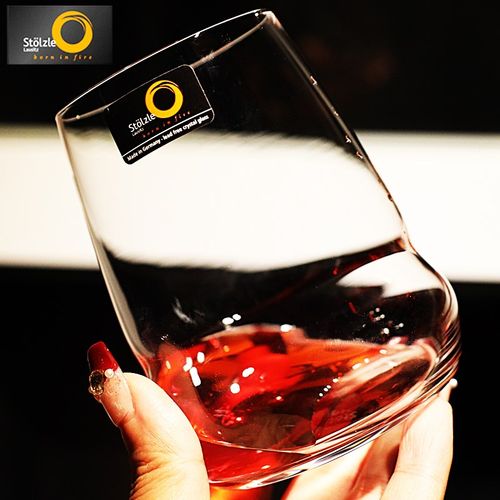 德国水晶玻璃威士忌洋酒杯调鸡尾酒杯果汁饮料奶牛高款水杯子