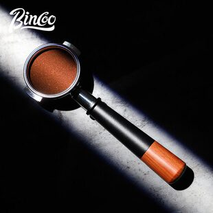 Bincoo意式咖啡机萃取手柄 不锈钢双耳三耳无底 51/58mm配件器具