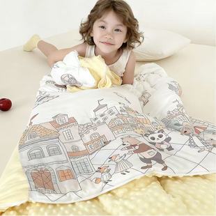 安心睡防踢被秋冬款加厚小孩睡觉