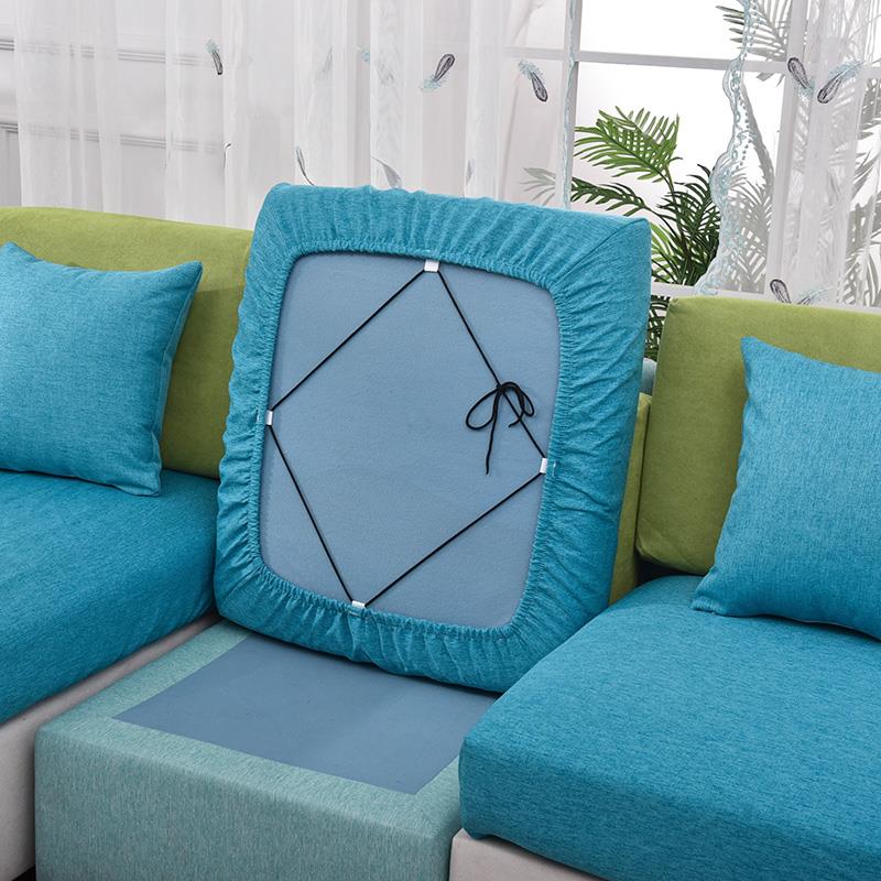 定做沙发套四季通用防滑全包组合坐垫罩棉麻布艺海绵套子罩笠