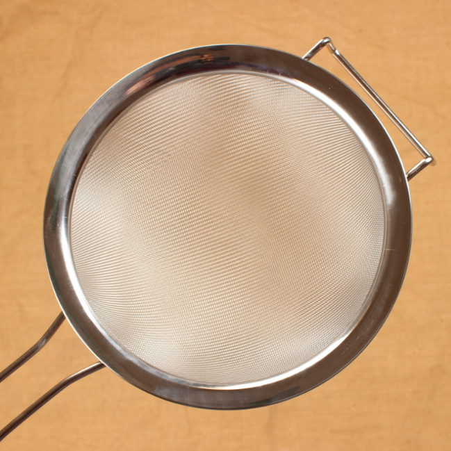 出口特密不锈钢网筛油格漏勺隔渣网面面粉筛大号密漏油过滤网宽耳