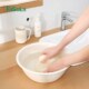 塑料水桶家用带盖手提洗衣桶大容量储水装 学生宿舍用 水盆桶套装